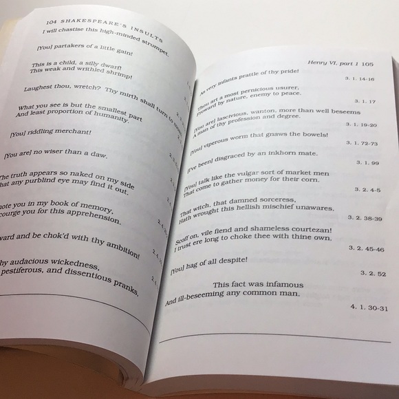 📚5 for $25📚Shakespeare’s Insults Educating Your Wit paperback 1991 - Picture 6 of 6
